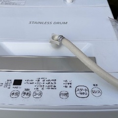 🟧洗濯機番号80 TOSHIBA 2022年製 4.5kg 大阪...