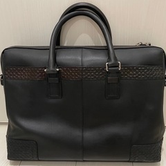 【受付中・ほぼ未使用】coach コーチ　ビジネスバック　黒