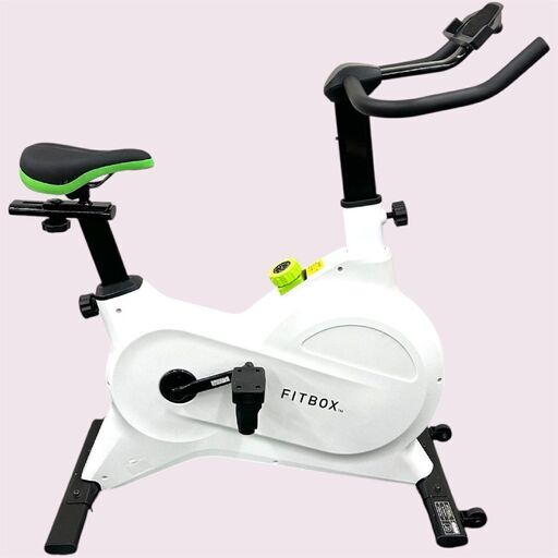 FITBOX LITE フィットネスバイク FBX-001W_01 第3世代ホワイト トレーニングバイク 室内運動 製品重量26kg