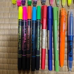蛍光ペン　カラーペン　まとめ売り　28本の画像