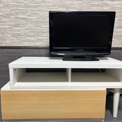 ニトリのテレビ台とテレビセット