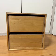 【引取限定】ikea 木製のシンプル小引き出