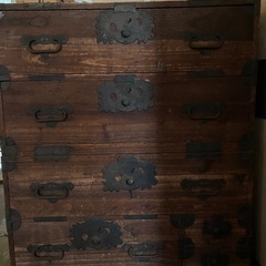 昔ながら　桐タンス　収納の画像