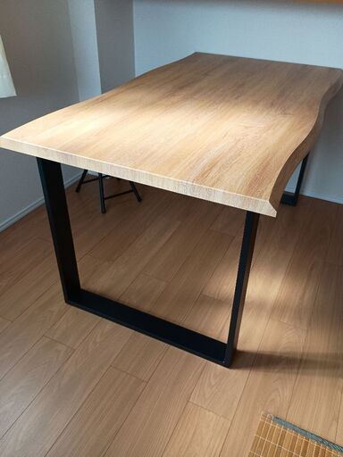 ダイニングテーブル　140×80 アイアン　ナチュラル