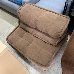 【ジモティー割引で最大15％OFF⭐️】 1人掛けソファー ブラウン