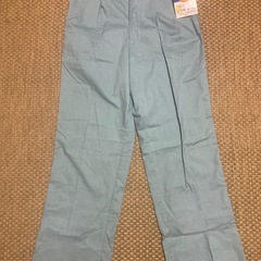 作業ズボン　ワークパンツ　ウエスト７６　ミストブルー　自重堂　長期保管品の画像
