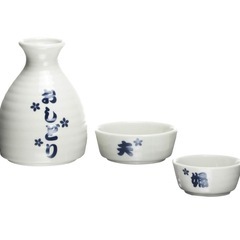 新品未使用 夫婦円満とっくりおちょこセットの画像