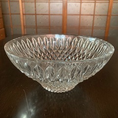 【新品未使用】HOYA クリスタル製のコンポート　フルーツ盛り皿...