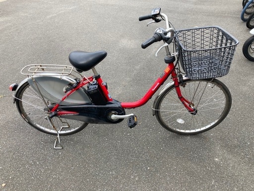 Panasonic 電動アシスト自転車 ビビ　BE-ELD434R  リサイクルショップ宮崎屋　佐土原店　25.5.26F