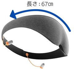 【新品未使用】耳栓付き　3Dスリープマスク　旅行、仮眠に　睡眠マスク　現金でもOKの画像