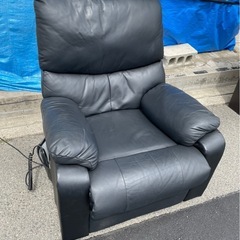 ◆早い方優先!! ニトリ 電動リクライニングソファ オゾン 革 ...