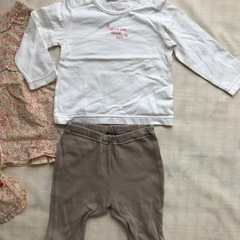 ベビー服90cmオリーブデオリーブドール　かわいいセットアップ　の画像