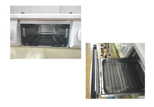 高年式！ 美品！ 2024年製 LPガステーブル リンナイ 水無し片面焼グリル 幅56㎝ ET34NJH4A-W ホワイト 西岡店