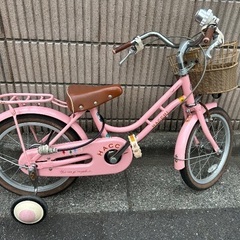 ブシヂストン　HACCHI 16インチ　ピンク