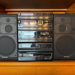 激安！Technicsミニコンポ！当時物定価３５万円程！ 神奈川県 大和市にて Technics/テクニクス コンサイスコンポ を