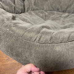 アデペシュ　2way フォールディングチェア　3点セット　オットマン　クッションの画像