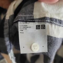 UNIQLO ユニクロ チェック柄 長袖シャツ M (2)の画像