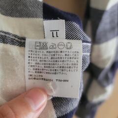 UNIQLO ユニクロ チェック柄 長袖シャツ M (2)の画像