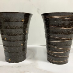☆値下げ☆H2505-743 清風 焼酎ペアカップ 中古美品の画像