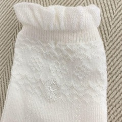新品　組曲　ロゴ入り靴下　19〜21cmの画像