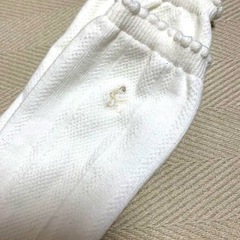 美品　組曲ハイソックス　19〜21 アイボリーの画像