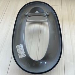 取っ手付き補助便座   グレーの画像