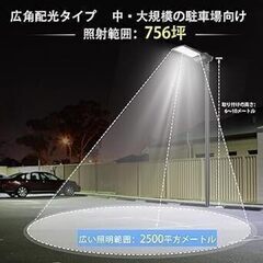 街灯 300W 68800LM 100Ｖ対応 配線式 大型 高輝度 防犯灯 2500㎡広範囲照明 外灯 取付簡単 日本語説明書付き　まとめ買い歓迎　卸ます　アマゾン引き上げ商品　倒産品　ネット商材　転売　卸し　問屋　転売OK　アマゾン　商品　景品　コンペ　新品　未使用　アウトレット　卸売　卸売の画像