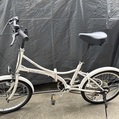20インチ　ギア付き　折り畳み自転車