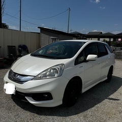 元法人禁煙車‼︎ フィットシャトルハイブリッド　パール　車検付