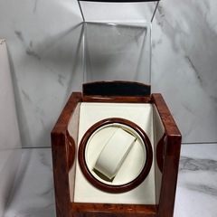☆値下げ☆O2505-746 Jebely ウォッチワインダーシングル 木目 KAO79WD 動作確認済み キズ 汚れありの画像