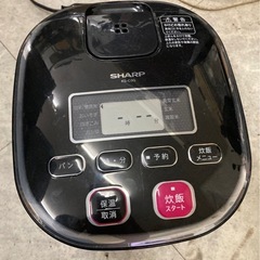シャープ 電子ジャー炊飯器0.54Lタイプ ブラック系 KS-C...