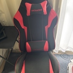 AKRACING ゲーミングチェア 赤黒