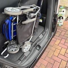 【美品】　ペットカート 小型犬用 折りたたみ式の画像