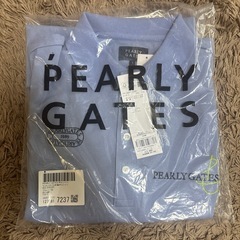 値下げしました。パーリーゲイツ新品未 使用、サイズ7 2025年モデルポロシャツの画像