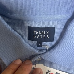 値下げしました。パーリーゲイツ新品未 使用、サイズ7 2025年モデルポロシャツの画像