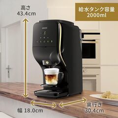 中古美品 ネスカフェ ゴールドブレンド バリスタ Duo ブラック/黒の画像