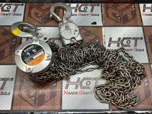 【中古】キトー CX010Ｌ チェーンブロック １t【ハンズクラフト佐賀】