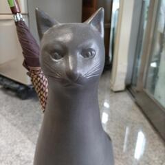 ★ 傘たて ねこ ネコ 陶器 スリム シンプル かさたて 猫の画像