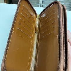 ☆値下げ☆O2505-745 FABRIZIO 本革セパレートウォレット キャメルカラー 未使用品の画像