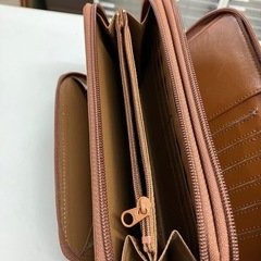 ☆値下げ☆O2505-745 FABRIZIO 本革セパレートウォレット キャメルカラー 未使用品の画像