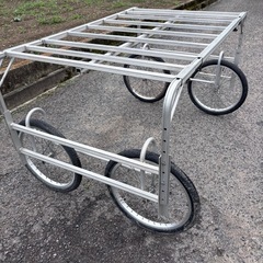 アルミ製 収穫台車