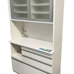 松田家具 キッチンボード 幅120 ソフトクローズ モイス スラ...