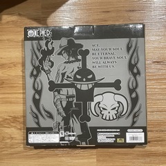 onepiece エース フルメタル ウォールクロック 掛け時計の画像