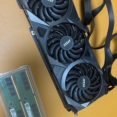 グラフィックボード(RTX3080)+メモリ