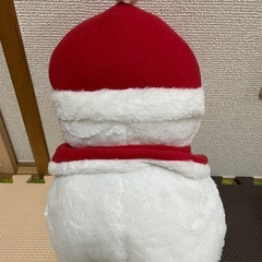 ぬいぐるみ 雪だるま サンタ クリスマスの画像