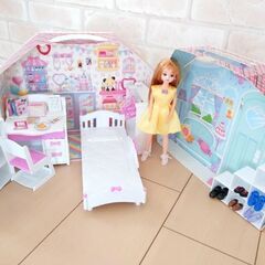 リカちゃん＆衣装３着・靴類５足付⭐Lica's Room