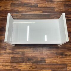 ガラステレビボード ローボード 家具 比較的美品　　幅90cm