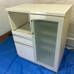 【バナナ苫小牧】  ニトリ家具 食器棚 キッチン収納 レンジ台 ...