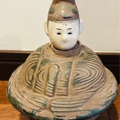 昭和レトロ 奈良の名匠 石津玉仙作 『内裏雛土鈴』奈良県郷土玩具...