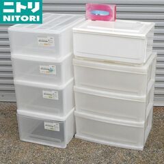 配達先決定🚚　無料配達します🚚美品💖ニトリ💖クローゼットケース＆...